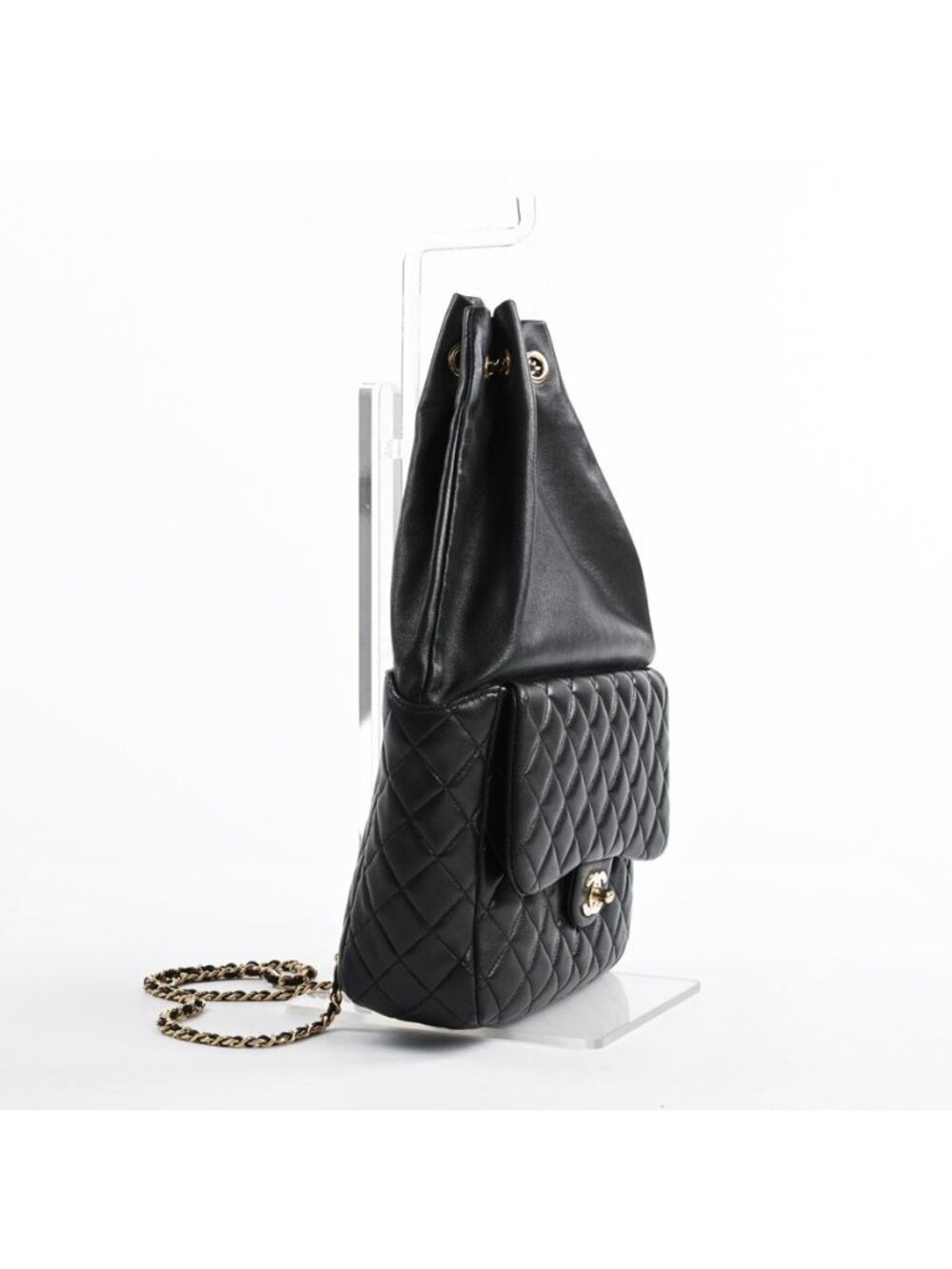 Chanel Backpack Drawstring Black - Picture 2 of 10